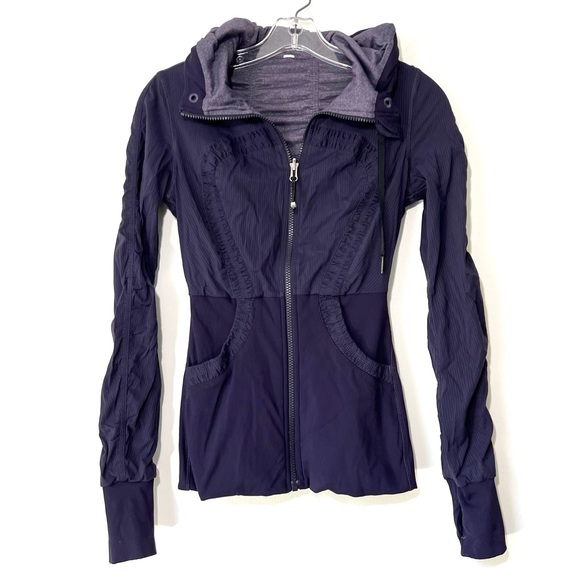 Lululemon Dance Studio Reversible Purple / Grape Jacket. - Picture 12 of 15